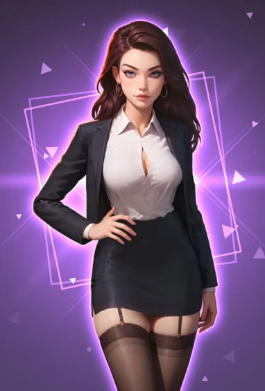 Angel, eroina bruna in tailleur di Passion Industry, elegante ed esigente