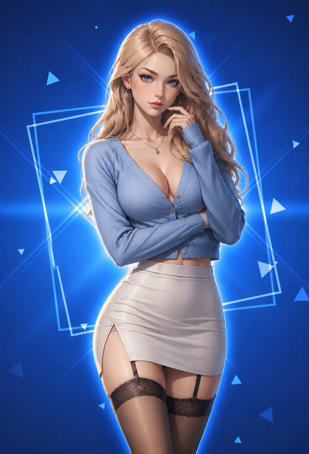 Bianca, eroina bionda di Passion Industry, sicura di sé